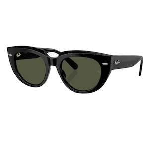 Ray Ban Sunglasses: Ray-Ban Doreen RB2286 901/31 - Black Frame with Green Lens