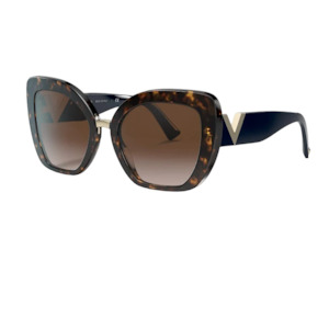 Valentino Sunglasses: Valentino VA4057 500213 54 Brown Gradient