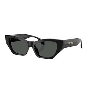 Versace Sunglasses: Versace VE4488U Sunglasses – Black Frame, Grey Lens