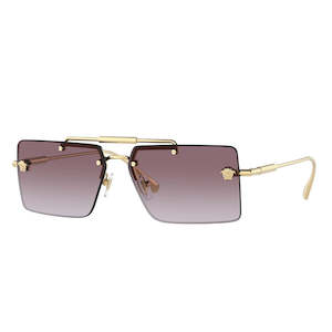 Versace VE2245 Sunglasses – Gold Frame, Violet Gradient Lens