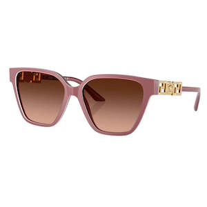 Versace Sunglasses: Versace VE4471B 54755M - Perla Dark Ruby Frame, Pink Gradient Grey Lens