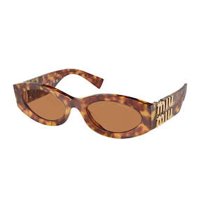 Miu Miu MU 11WS 4BW2Z1 Women’s Sunglasses – Havana, Brown Lenses