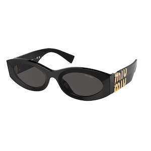 Miu Miu MU 11WS 1AB5S0 Women’s Sunglasses – Black, Dark Grey Lenses