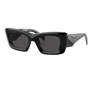 Prada Womens Sunglasses: Prada PR 13ZS 1AB5S0 Black Dark Grey