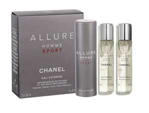 Chanel Perfumes: Chanel Allure Homme Sport Eau Extreme 3 X 20ml Travel Spray For Men