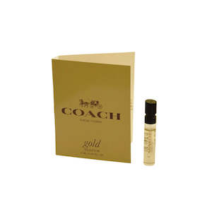 Coach Perfumes: Coach Gold Parfum 2ml Vial Sample for Woman