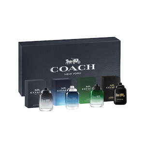 COACH Men's EDT & EDP 4Pc Miniatures Set 2025