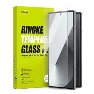 Mobile Phone Screen Protectors: Samsung Galaxy Z Fold 6 Cover Display Protector Glass 2 pack