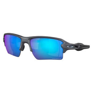 Oakley Mens Sunglasses: Oakley Flak 2.0 XL 9188J3 - Blue Steel Prizm Sapphire Polarized