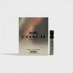 Coach Man Pure Platinum Parfum 1.2ml Vial Sample