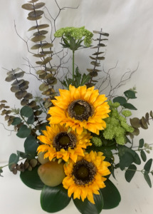 Dried Flower Arrangement: Small Sunflower Arrangement