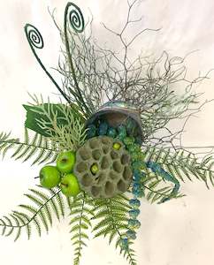 Fern and Pāua Arrangement
