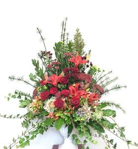Funeral Flowers: Large Fresh Flower Arrangement