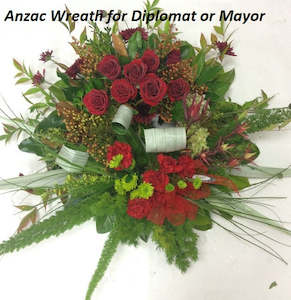 Anzac: Anzac Formal Wreath with Native Foliage's