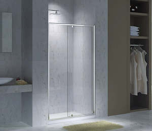 Showers: Pompei Alcove 900x9000MM Square Shower Box
