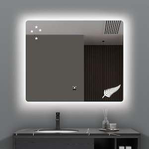 Mirror: Kiwi Backlit Mirror with  Infrared Control, Demister and Dimmer