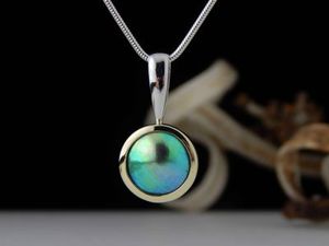 Blue Pearl pendant 325