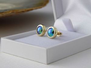 Katerina: Blue Pearl earrings 382