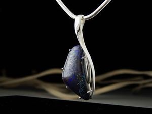 Katerina: Boulder Opal pendant 424