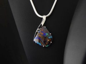 Katerina: Boulder Opal pendant 537