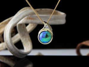 Katerina: Blue Pearl pendant 404