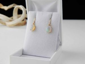 Katerina: White Opal earrings 07