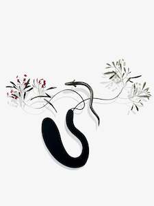 Objects: Forever Forever Eels Passing with Branches Akeake Purple and Green