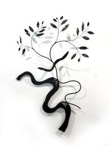 Bing Dawe Artist Works For Sale: Oxbow on Otakaro - Eel with Mahoe.