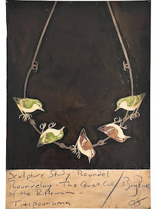 Sculpture Study 'Roundel'- Roundelay, the Quiet Call of the Rifleman - 2