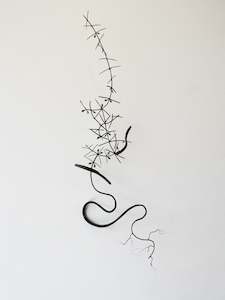 Bing Dawe Artist Works For Sale: Wrench - Clearing Matagouri, Lake Hawea Eels, Matagouri.