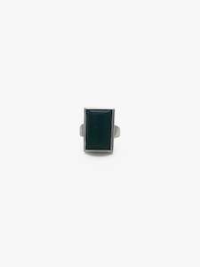 Large Rectangle Pounamu Ring