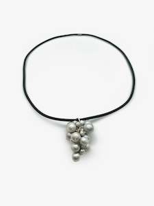 Large Grey Pearl Pendant