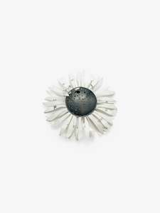 White Flower Brooch