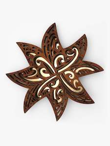 Michel Tuffery Artist Works For Sale: Koru Whetu