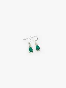 Green Agate Earrings