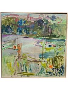 Deborah Moss Artist Works For Sale: Notes of Summer (Pondside)