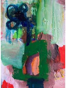 Flower Still Life with Green Vase