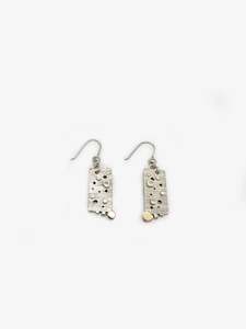 Jewellery: Rectangular Riverbed Earrings