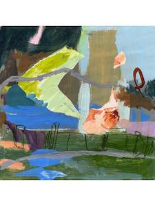 Deborah Moss Artist Works For Sale: A Garden Unfolds I