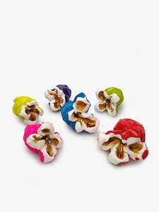 Madeleine Child Artist Works For Sale: Mixed Coloured Popcorn Set of Six