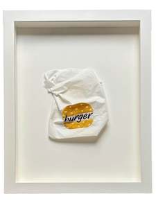 Work On Paper: Generic Burger Wrapper