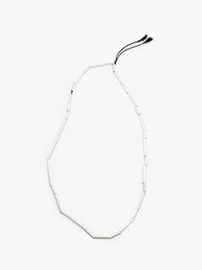 Necklaces: Silver Tube Necklace
