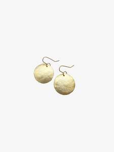 Ilse Marie Erl: Round Gold Earrings