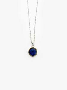 David Mcleod Artist Works For Sale: 13mm  Lapis Pendant Necklace (DM632)