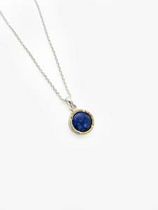 David Mcleod Artist Works For Sale: 13mm  Lapis Pendant Necklace (DM629)