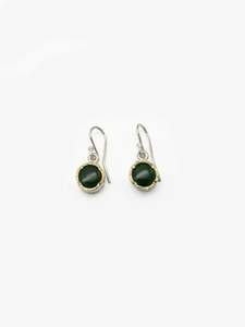 Small Pounamu Drop Earrings (DM619)