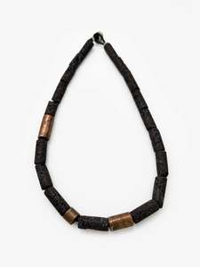 Jeremy Leeming Artist Works For Sale: Core Necklace - Lava Stone (JL377)