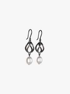 Kate Alterio Artist Works For Sale: Illusions Earrings - small (KA497) by Kate Alterio