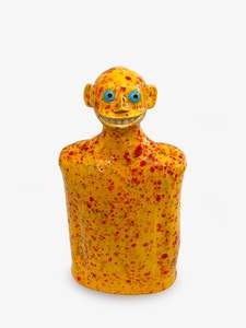 Mark Rayner Artist Works For Sale: Yellow Crystal Guy
