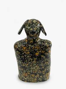 Mark Rayner Artist Works For Sale: Little Black Crystal Dog